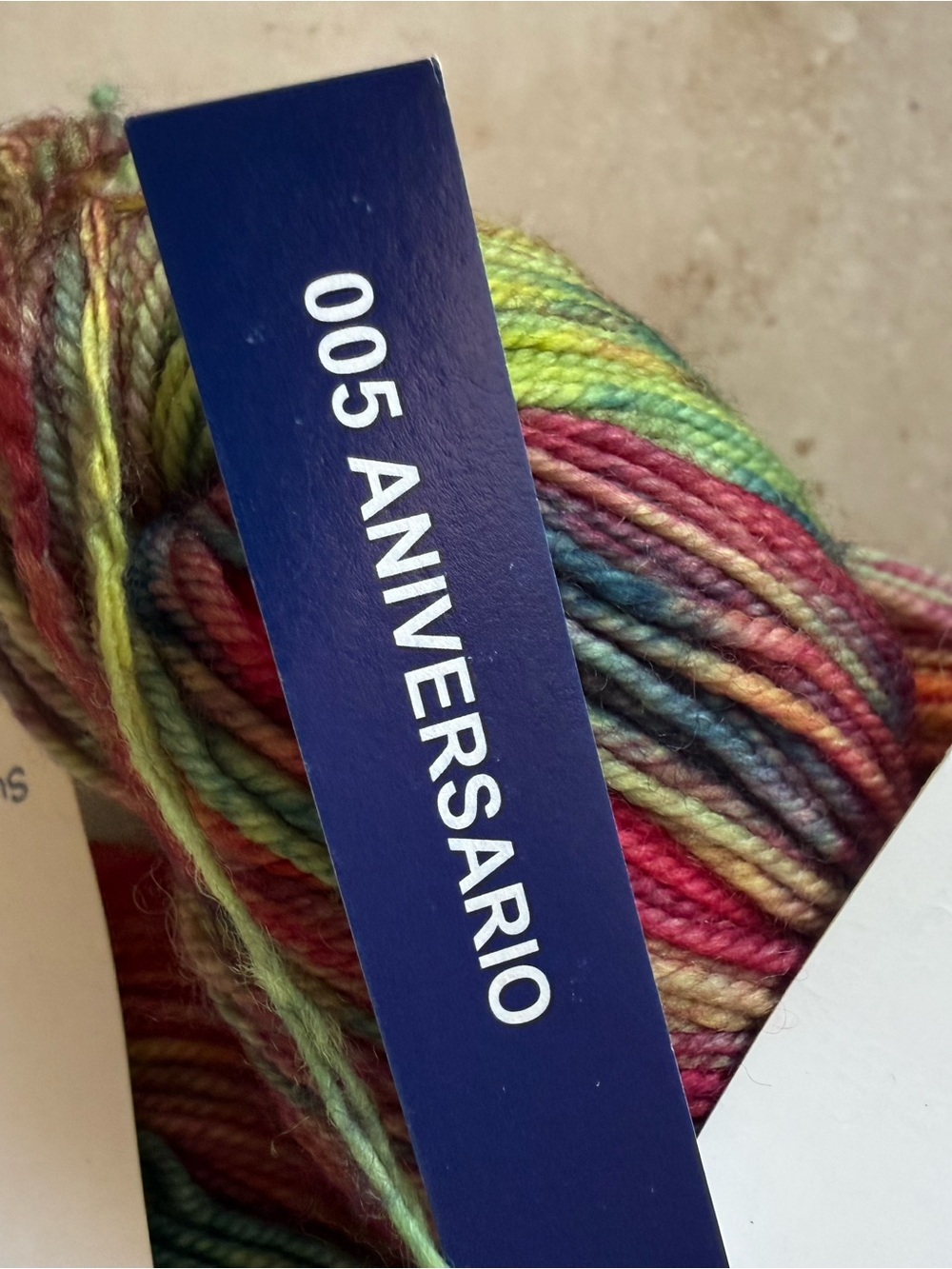 Malabrigo Multicolor Hand-Dyed Yarn - Vibrant Variegated Skein 005 Aniversario - Picture 4 of 5